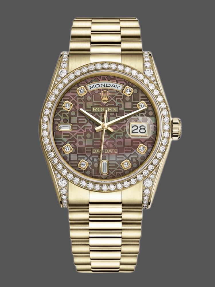 Mother of Pearl Jubilee Diamond Dial Date