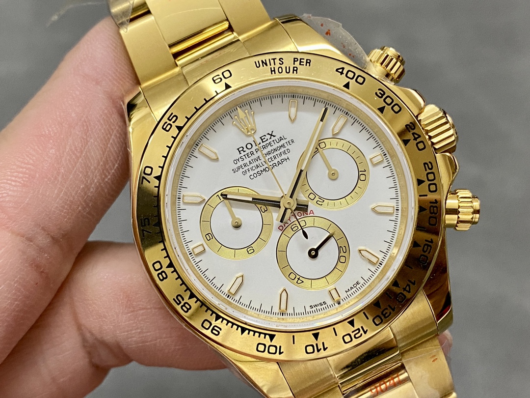 White Index Dial Two-Tone 40mm Men