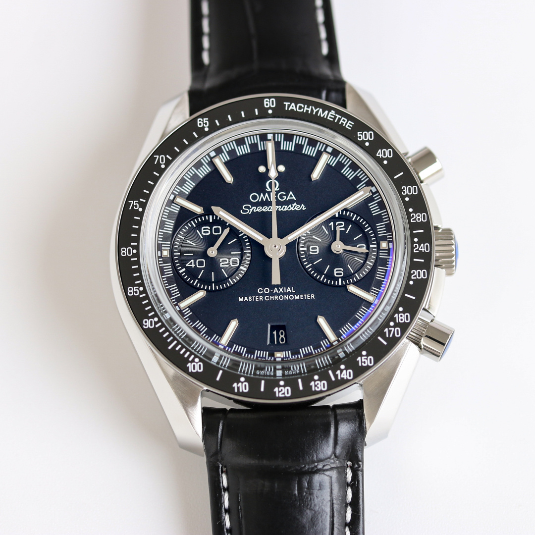 OB2 Racing Chronograph | Blue Sunburst Dial & Silver Hands