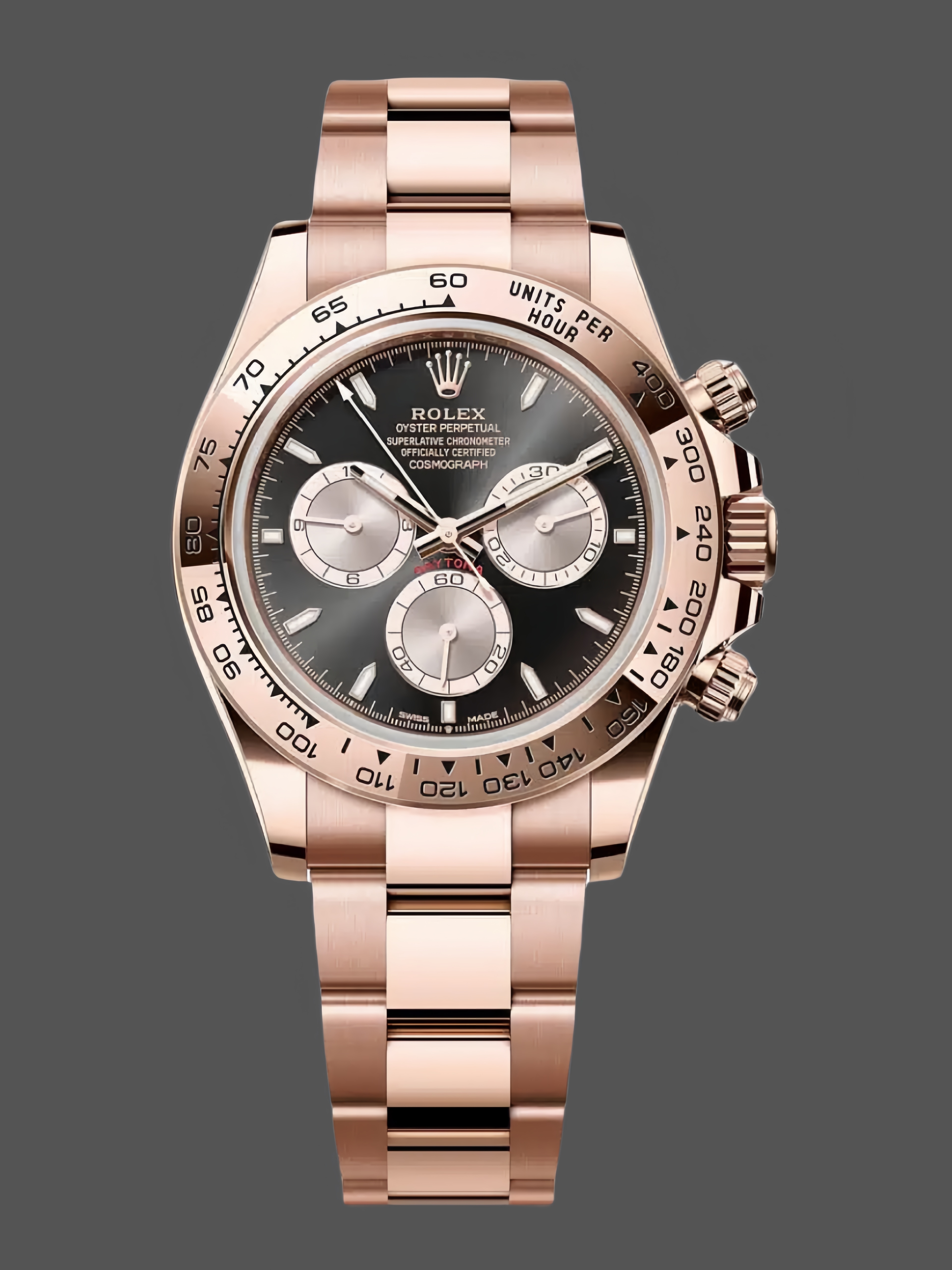 Black Dial Oyster Bracelet 41mm Men