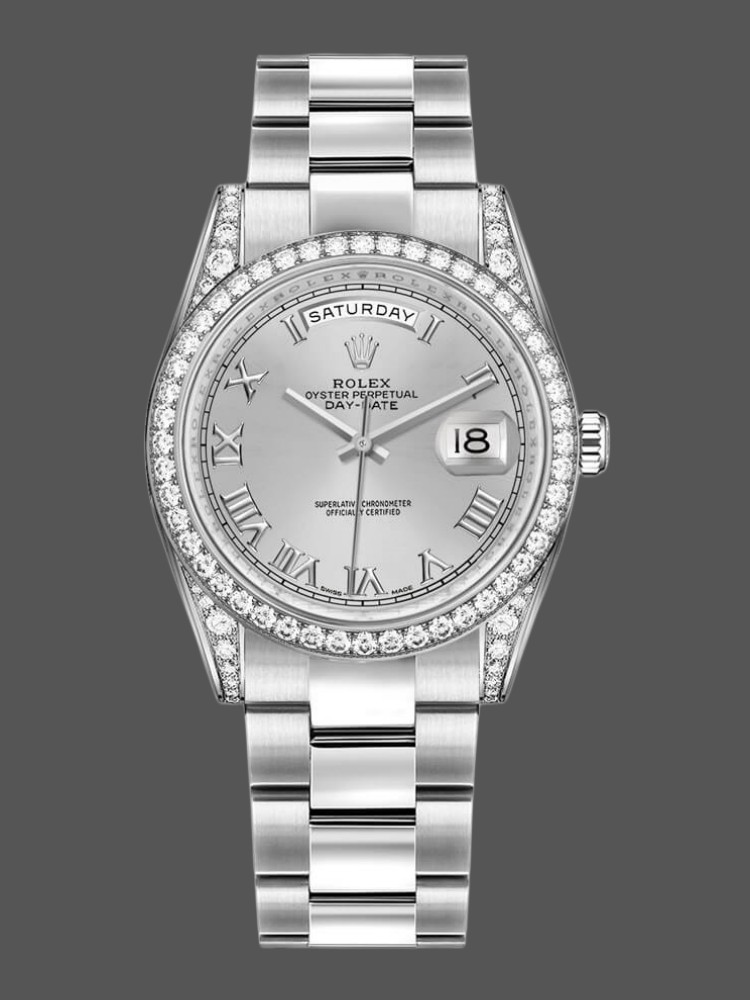Silver Roman Numeral Dial