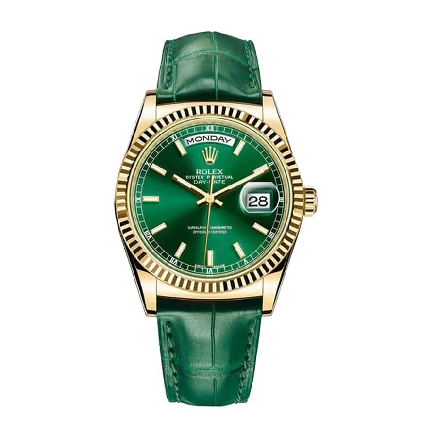 Green Dial Rose Gold 40mm Men