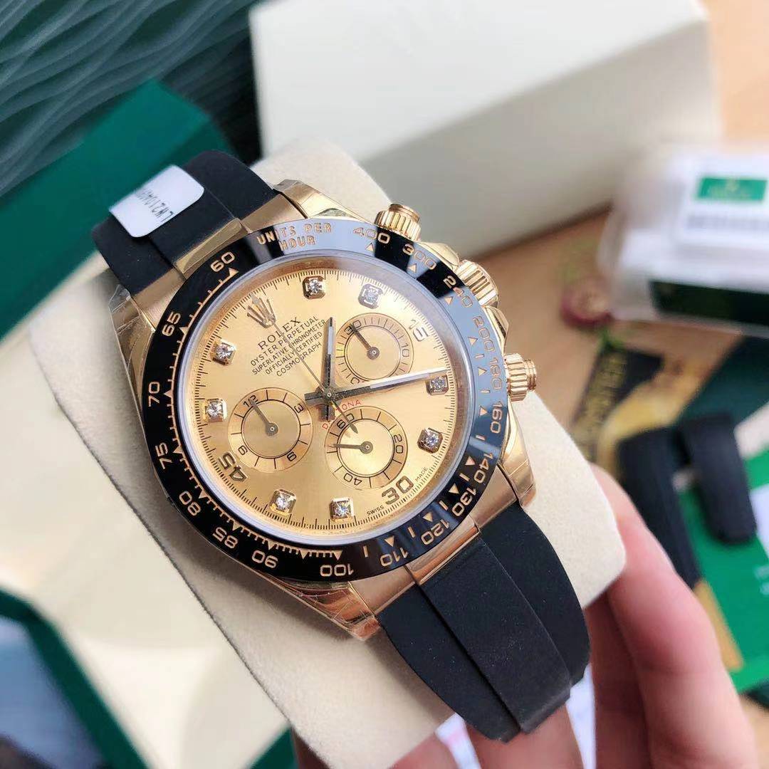 Diamond Champagne Dial Chronograph