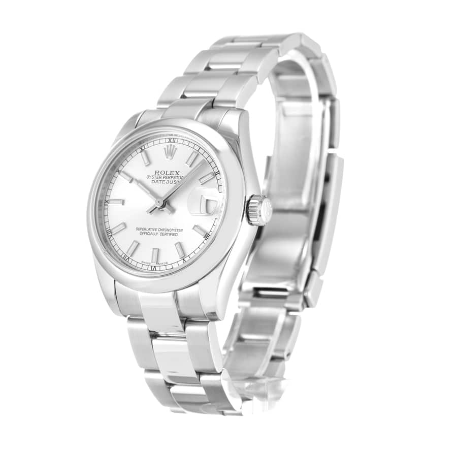 Blue Dial Stainless Steel 28mm Lady