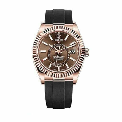 Chocolate Dial Yellow Gold 42mm Men