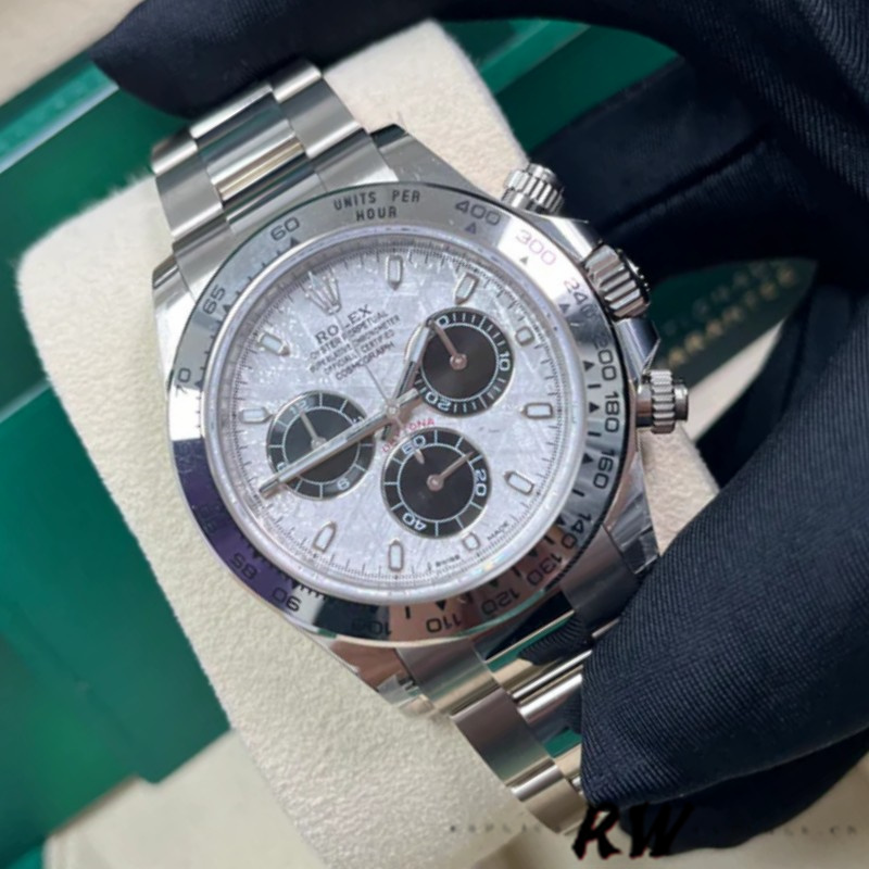 Meteorite Grey Dial White Gold 40mm Men
