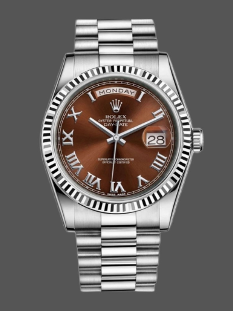 Chocolate Brown Dial Date
