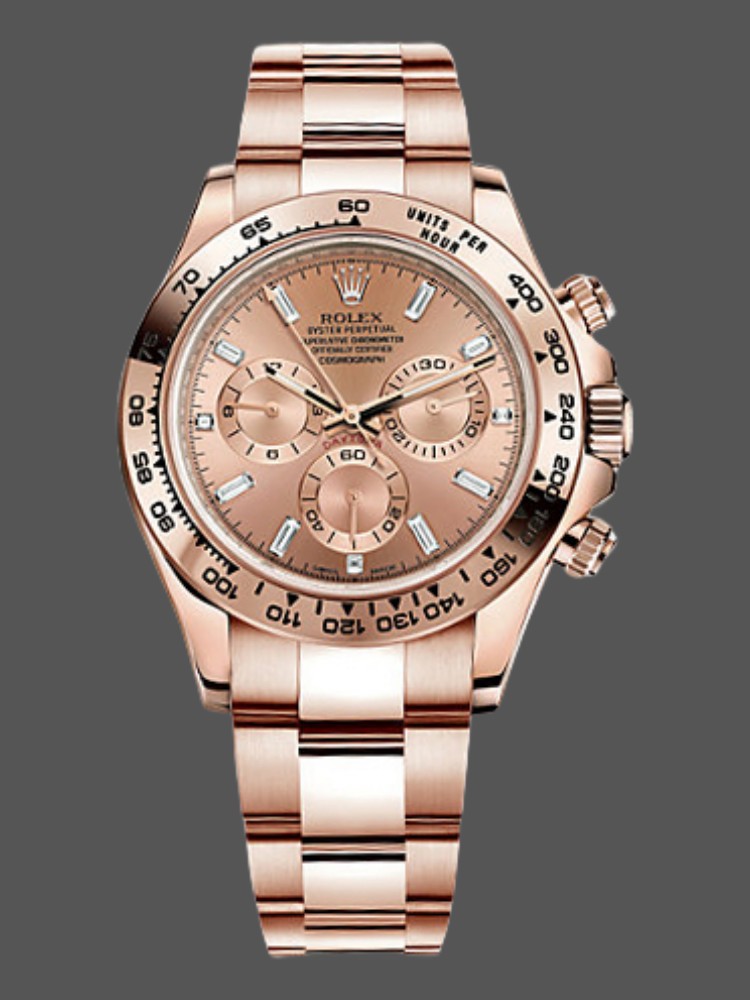 Everose Gold Sundust Pink Dial 40mm Men