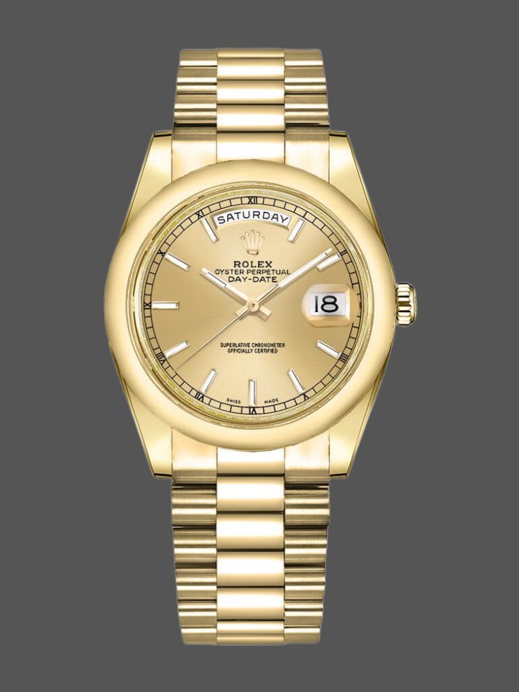 Yellow Gold Champagne Dial