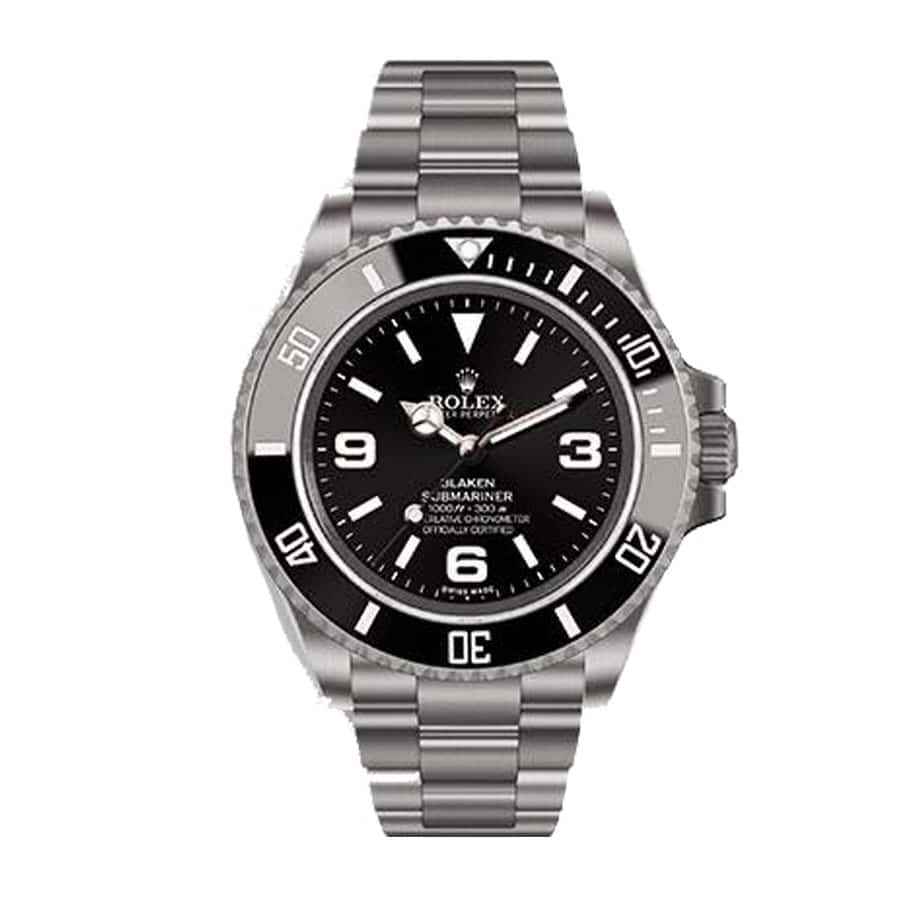 Black Dial Stainless Steel 40mm Men