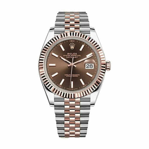 Chocolate Dial Everose Gold Jubilee 41mm Men