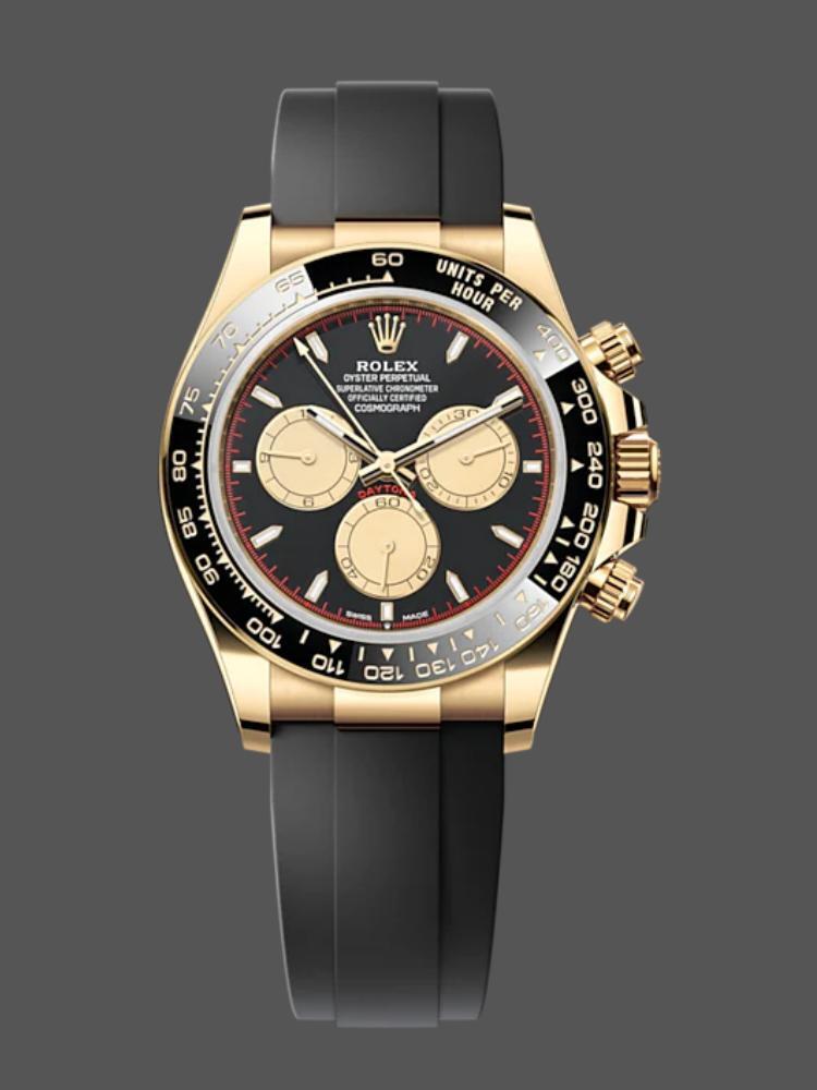 Yellow Gold Black Dial 40mm Men