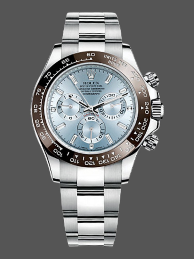 Ice Blue Dial Platinum 40mm Men