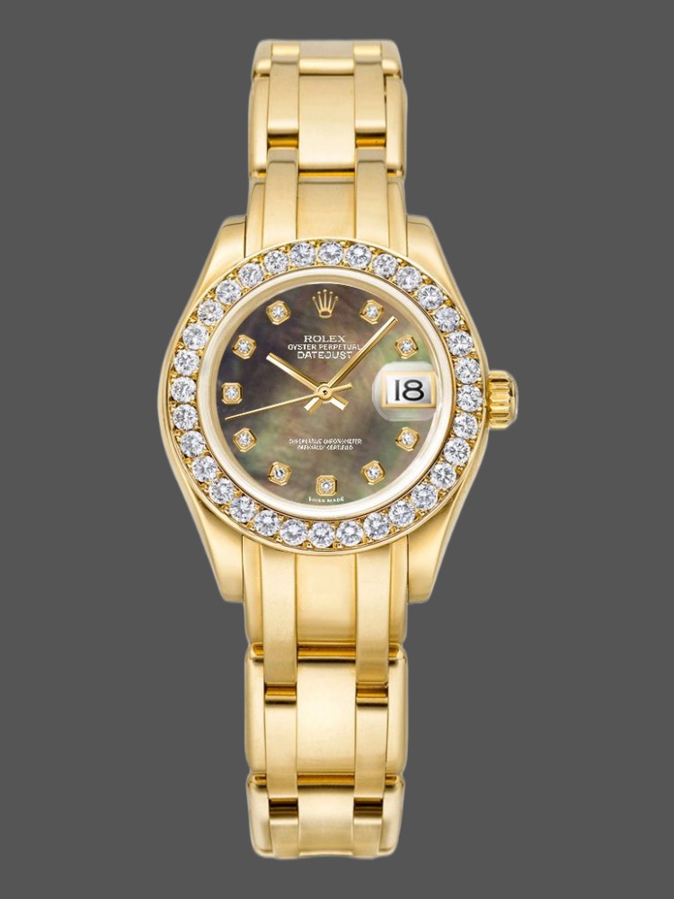 Yellow Gold MOP Dial Lady