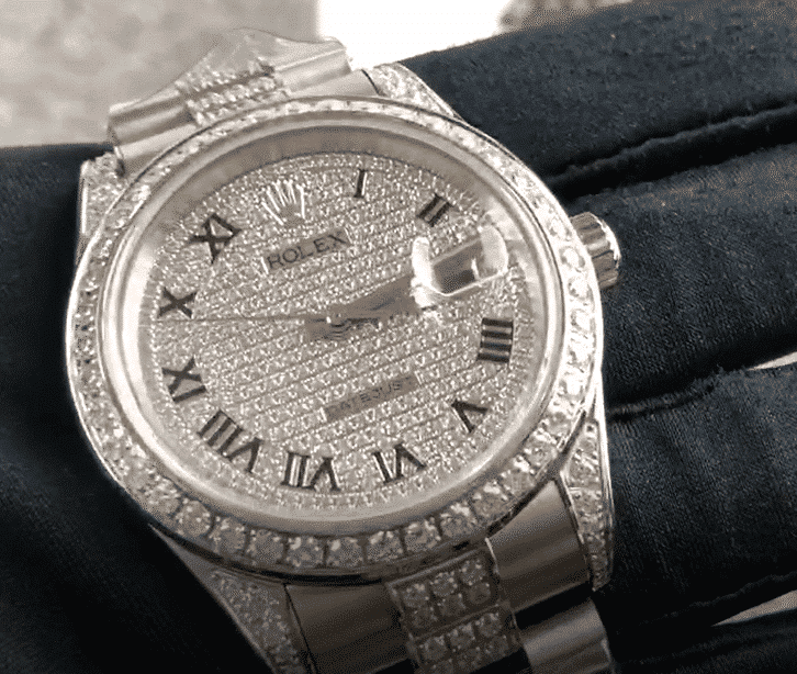 Diamond Dial White Gold 41mm Men