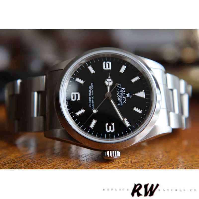 Stainless Steel Black Dial