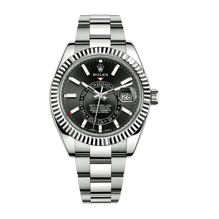 Black Dial Oystersteel Red & Blue Bezel 42mm Men