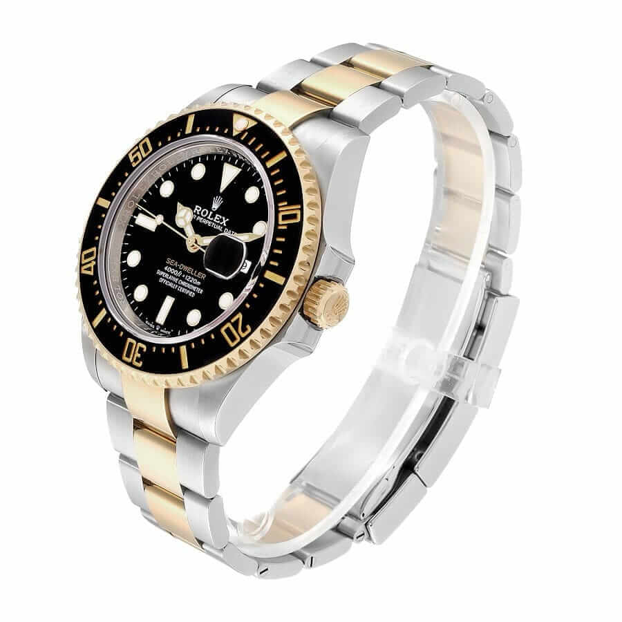 Black Dial Two-Tone 43mm Men