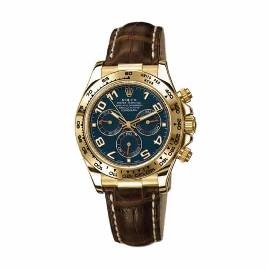 Black Dial Yellow Gold 40mm Men