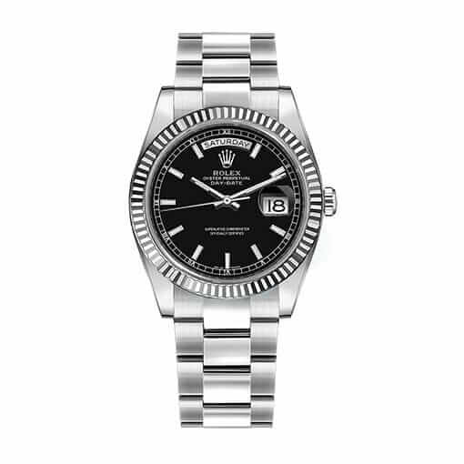 Fluted Bezel Yellow Gold 40mm Men