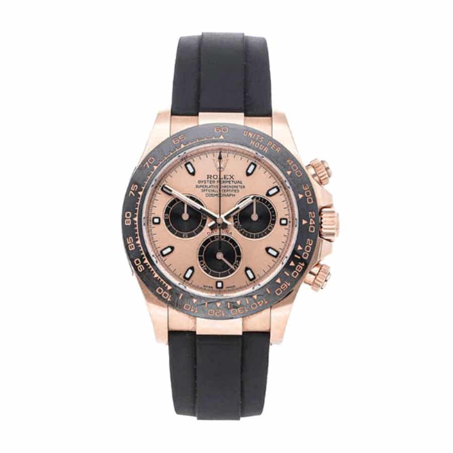 Rose Gold Black Dial 40mm Men