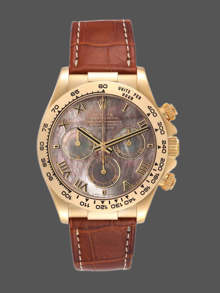 Rose Gold MOP Dial Chronograph 40mm Mens
