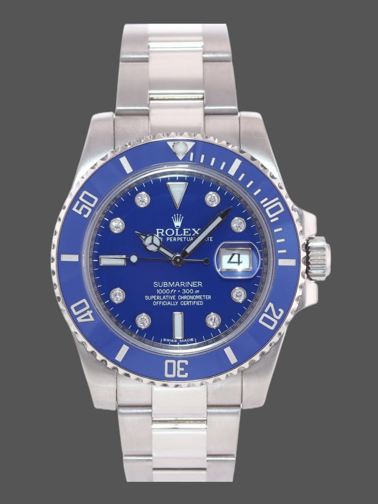 Stainless Steel Blue Dial Oyster Diver