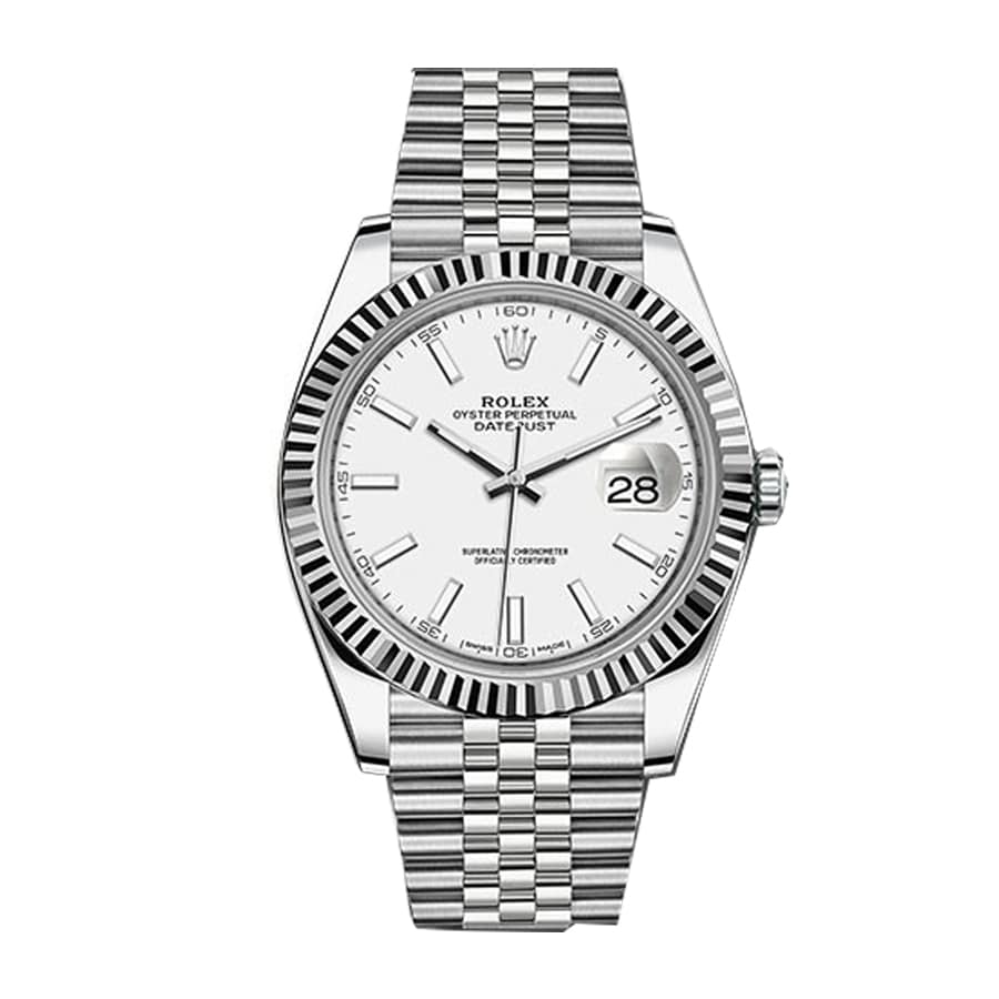 White Dial Jubilee Two-Tone 41mm Men