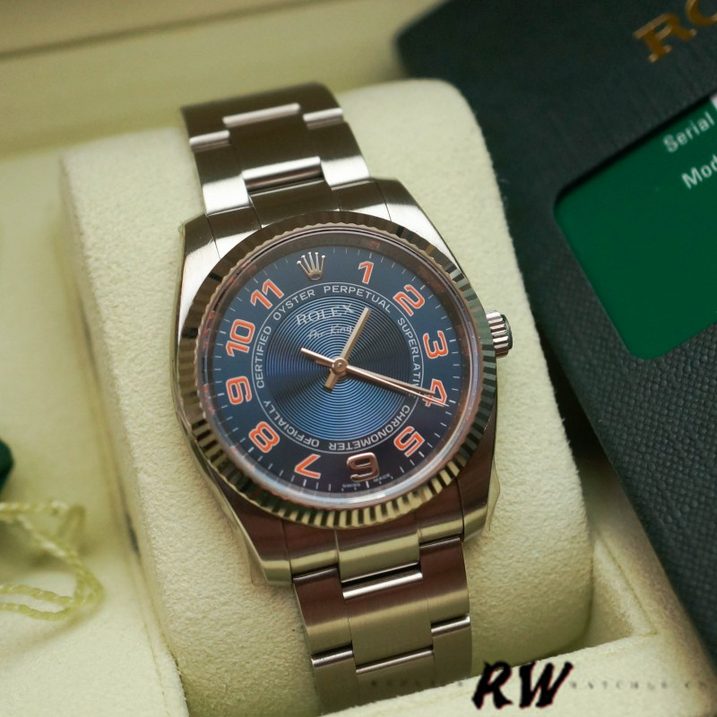 Blue Dial Classic Link Bracelet 34mm