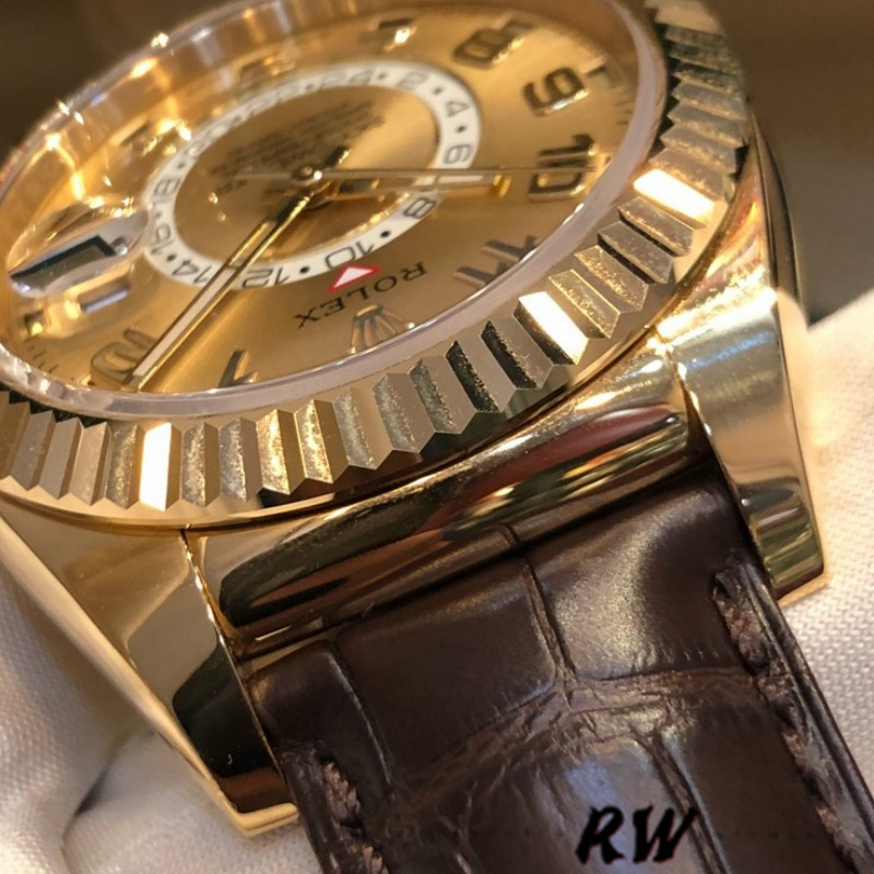 Champagne Arabic Dial Yellow Gold