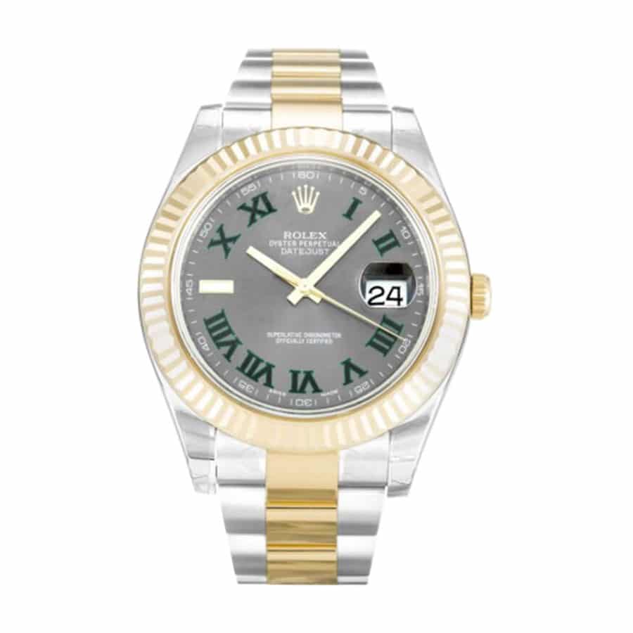 Grey Roman Dial Two-Tone 41mm Men