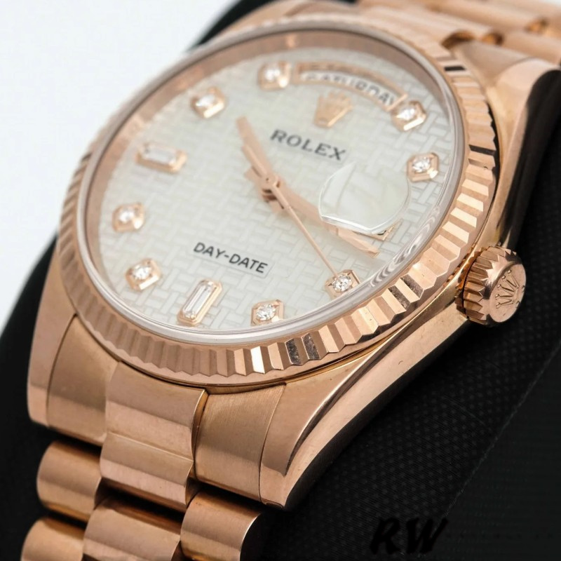 Mother of Pearl White Dial Date