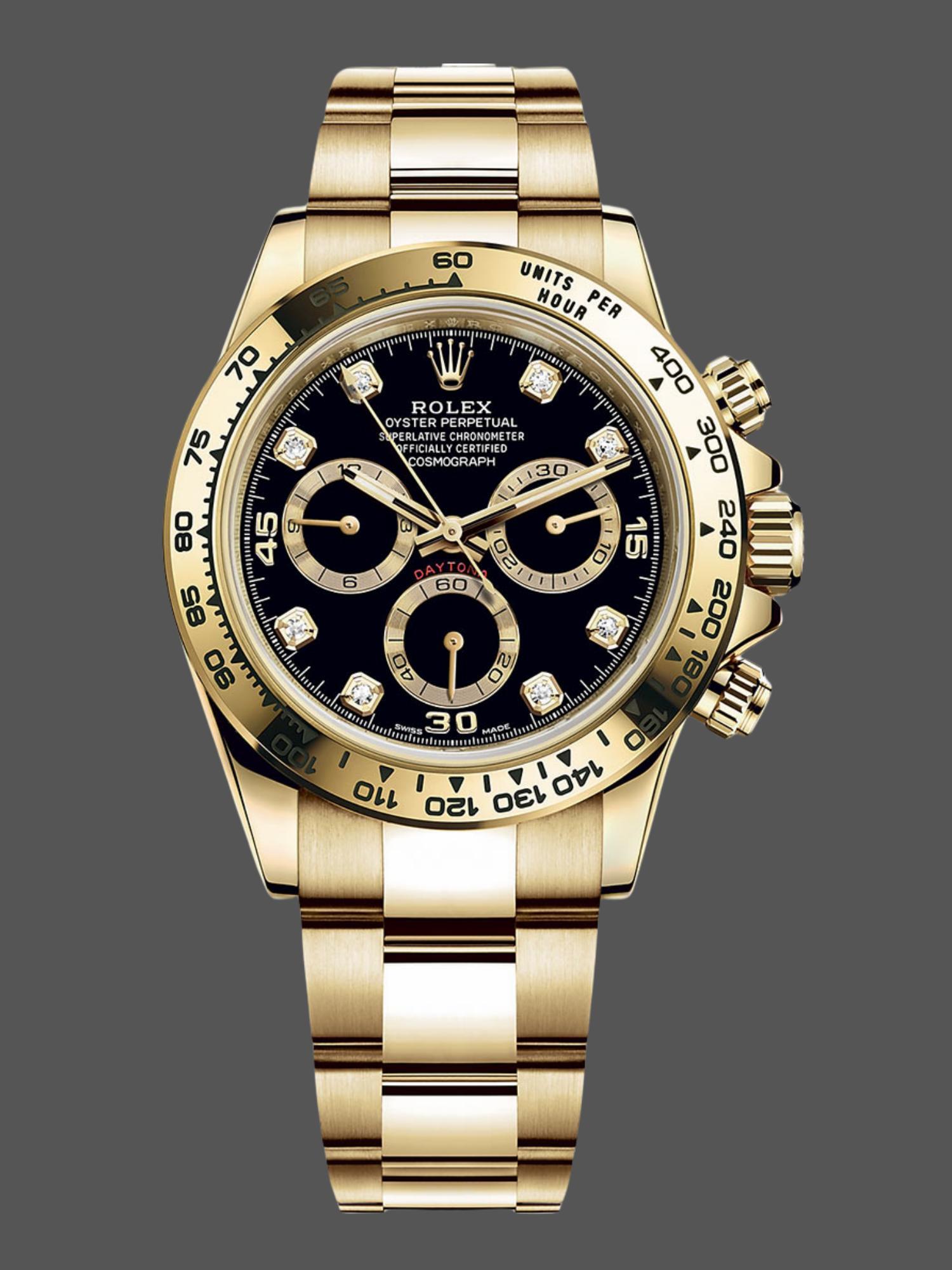 Yellow Gold Chocolate Dial 40mm Men