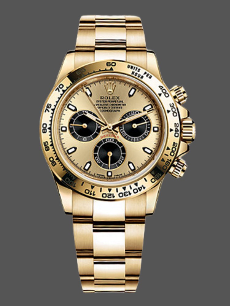 Champagne Index Dial Yellow Gold 40mm Men