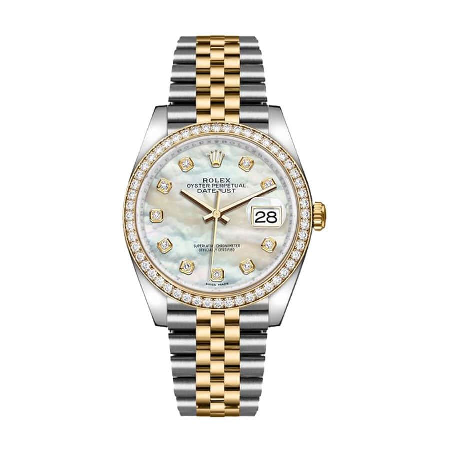 Mother Of Pearl Dial Two-Tone 28mm Lady