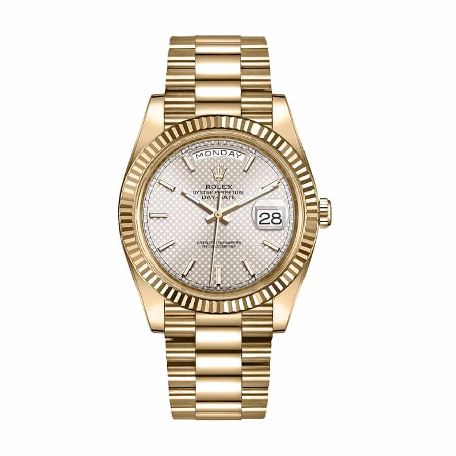 Silver Dial Stainless Steel 40mm Men