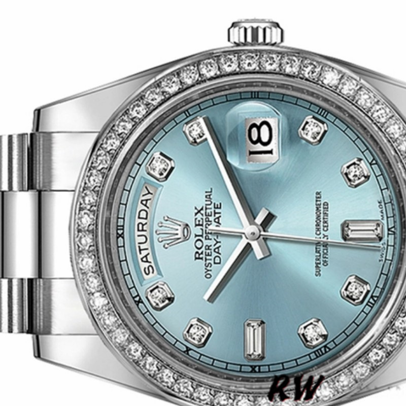 Ice Blue Dial Date