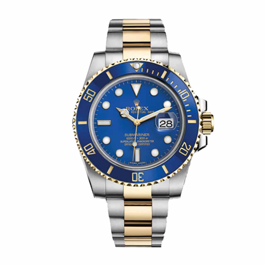 Blue Dial Two-Tone 40mm Men