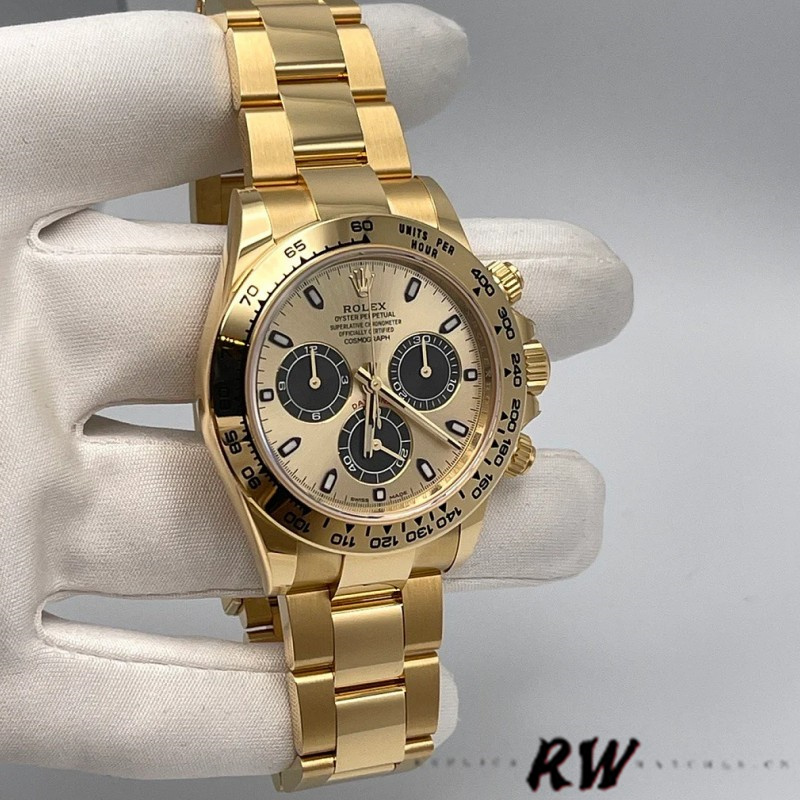 Champagne Index Dial Yellow Gold 40mm Men