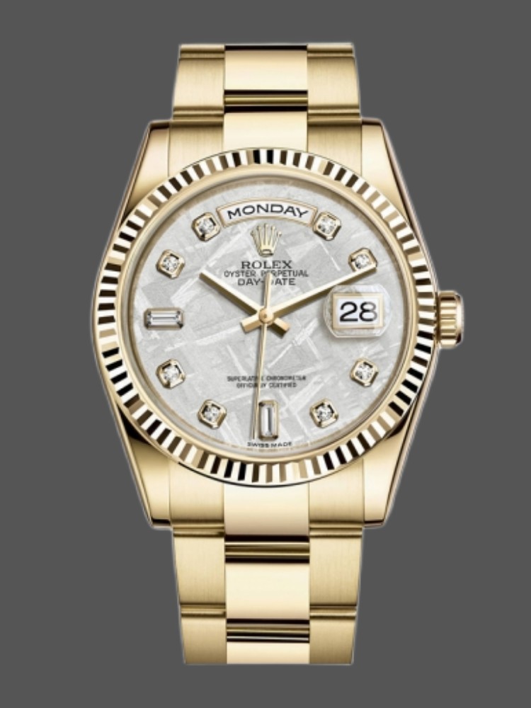 Diamond Meteorite Dial Date