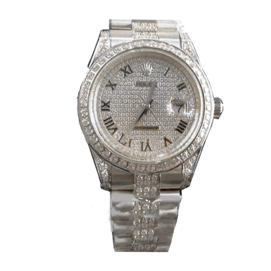 Diamond Dial White Gold 41mm Men