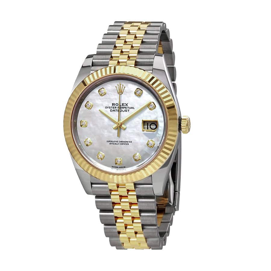 Mother Of Pearl Dial Two-Tone 41mm Men