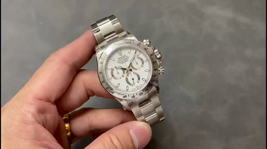 White Dial Stainless Steel 40mm Men
