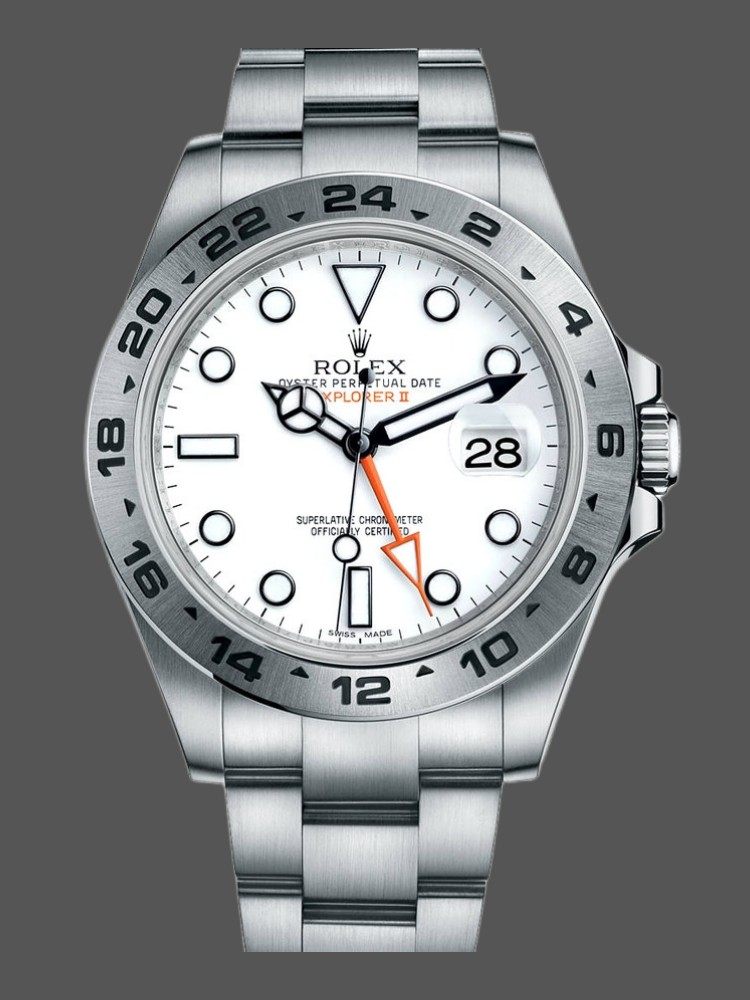 Stainless Steel White Dial