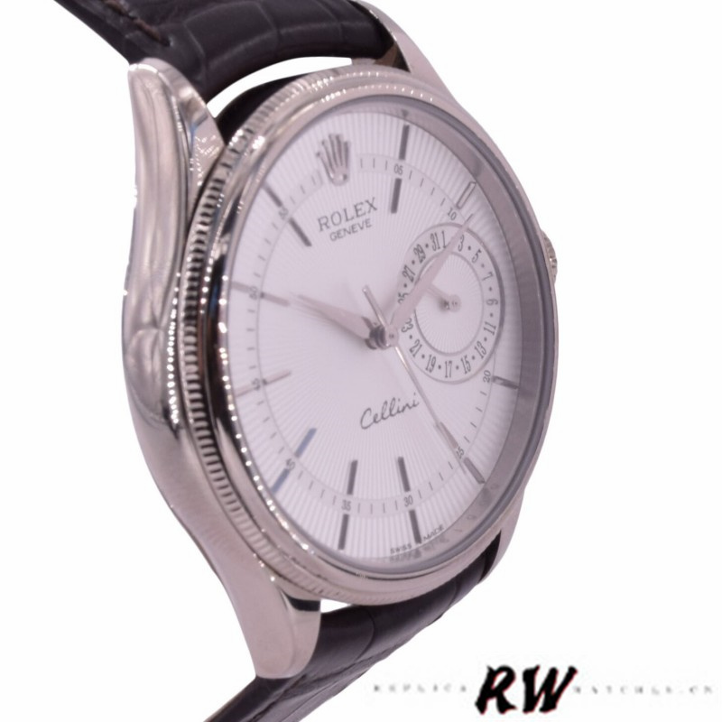 Silver Dial Brown Leather Strap