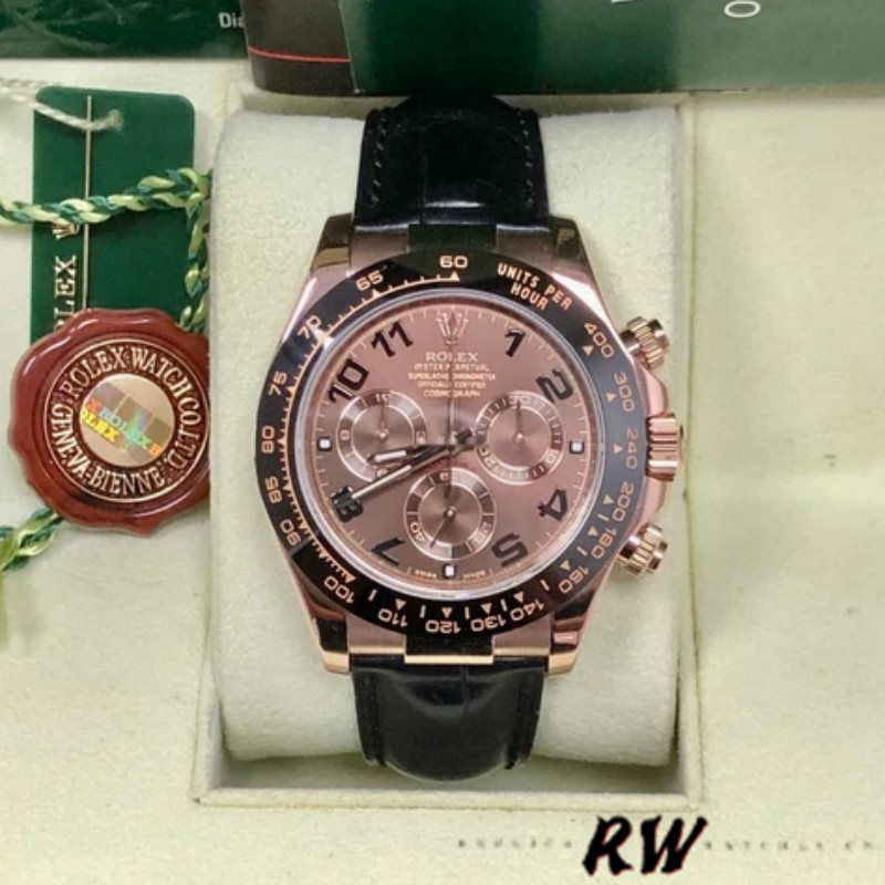 Chocolate Brown Dial Racing Chronograph 40mm Mens