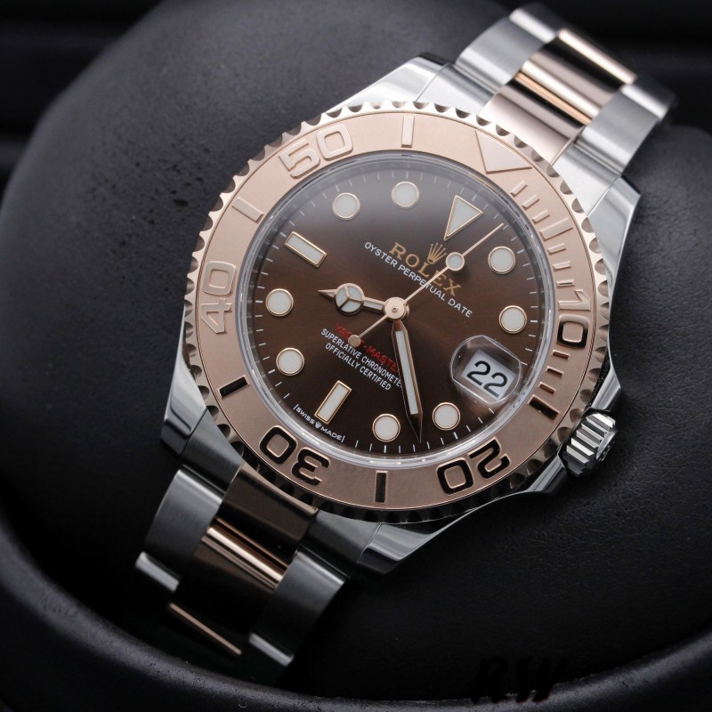 Two Tone Sport Chronograph Chocolate Dial 37mm Unisex