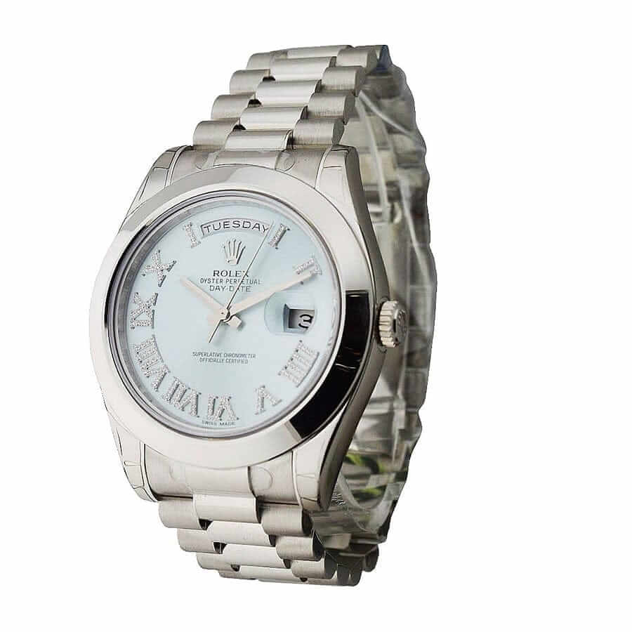 Ice Blue Roman Dial Platinum 40mm Men