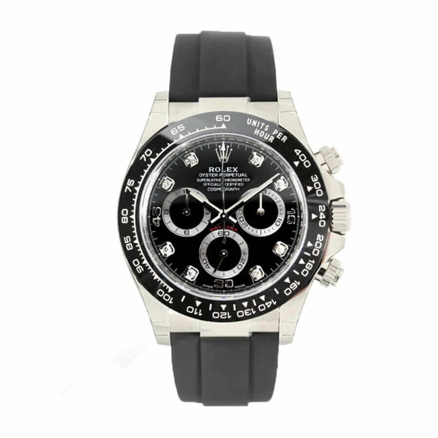 White Diamond Dial Rose Gold Oysterflex 40mm Men