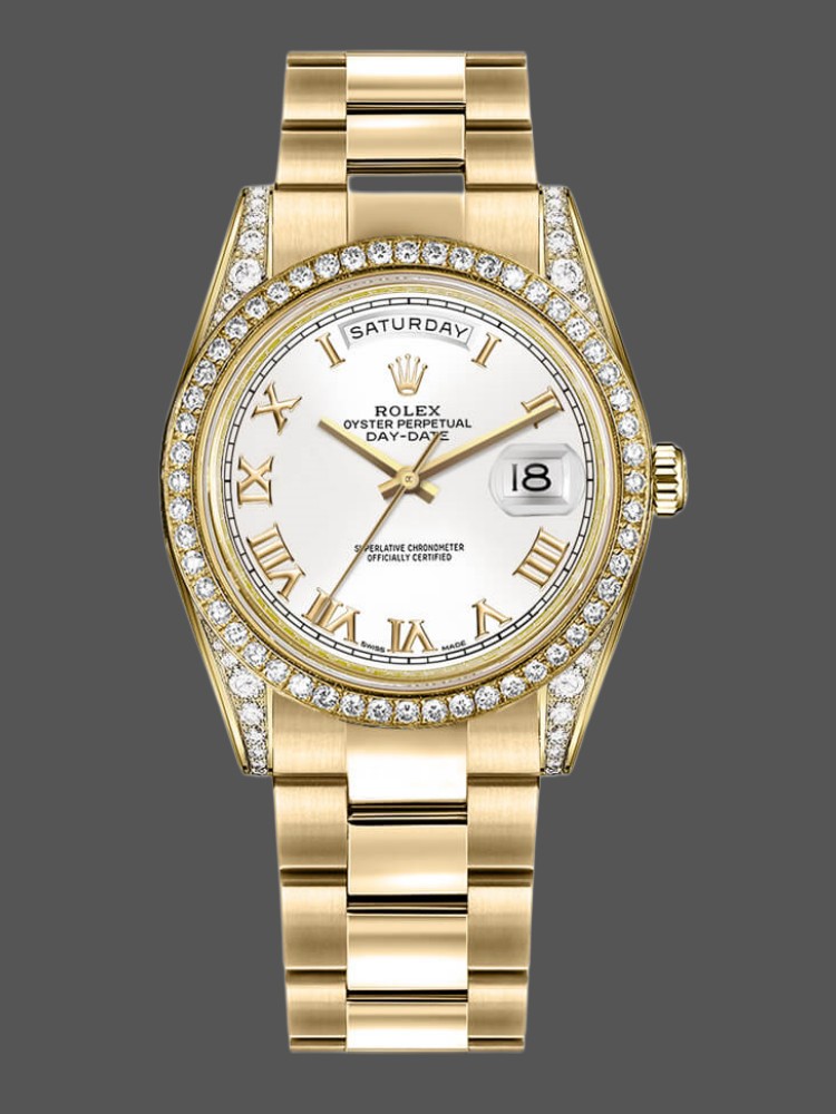 White Roman Numeral Dial